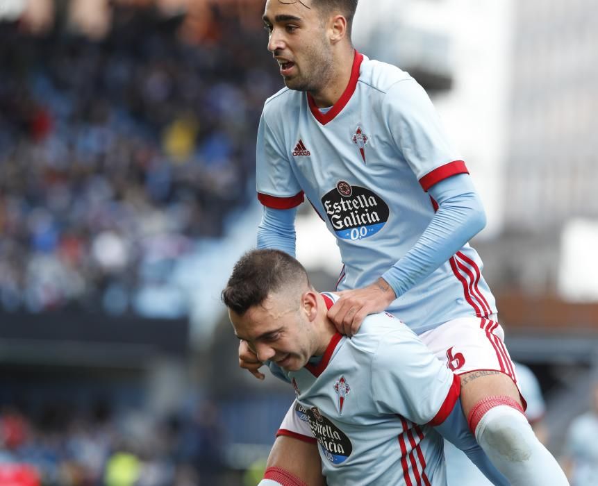 Galería de imágenes con las mejores fotografías de la goleada del Celta al Sevilla (4-0) en Balaídos.