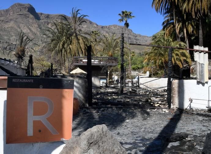 18/03/2019 FATAGA. SAN BARTOLOME DE TIRAJANA.  Incendio en Fataga, en la Finca Rural, Molino de Agua. Fotografa: YAIZA SOCORRO.  | 18/03/2019 | Fotógrafo: Yaiza Socorro