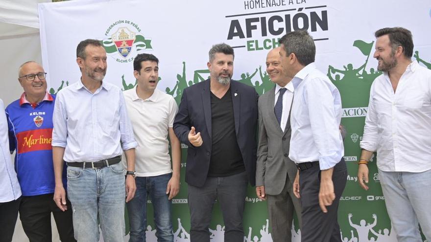 La afición del Elche celebra el centenario con Bragarnik como invitado