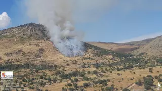 Extinguido el incendio de Navalmoral (Ávila), que el viernes alcanzó nivel 1 de índice de gravedad potencial