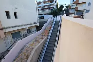 Galería: así han quedado las primeras escaleras mecánicas públicas de Ibiza