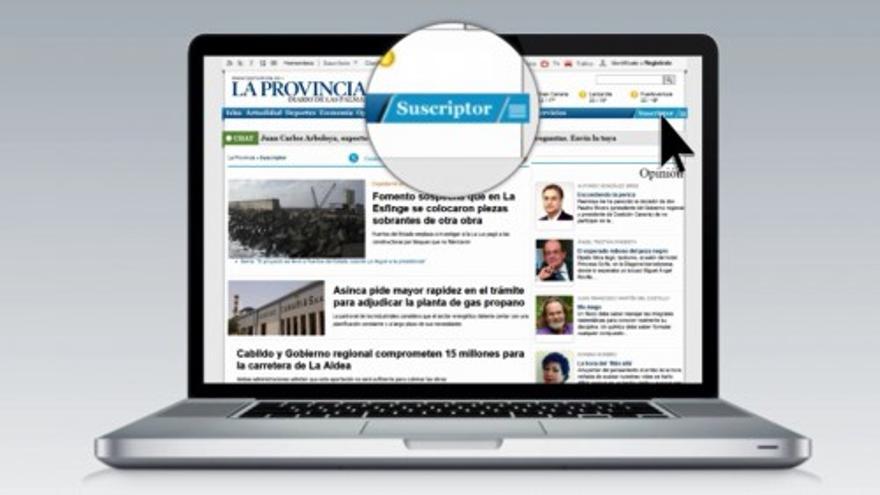 Así funciona la nueva zona &#039;SUSCRIPTOR&#039; de La Provincia