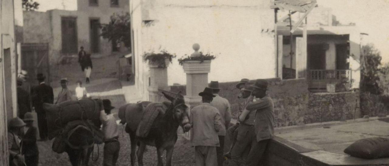 El Puente, visto desde la Ladera en una imagen fechada en 1927.