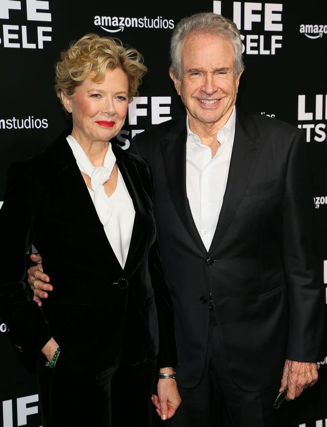 Annette Bening y su marido, Waren Beatty