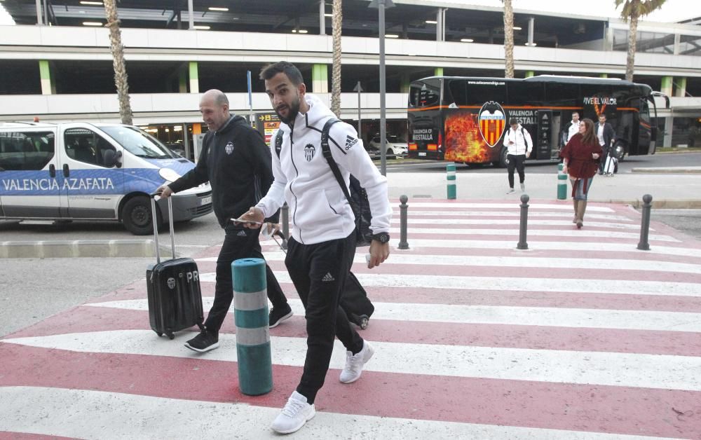 El Valencia ya está en Sevilla para el partido contra el Betis