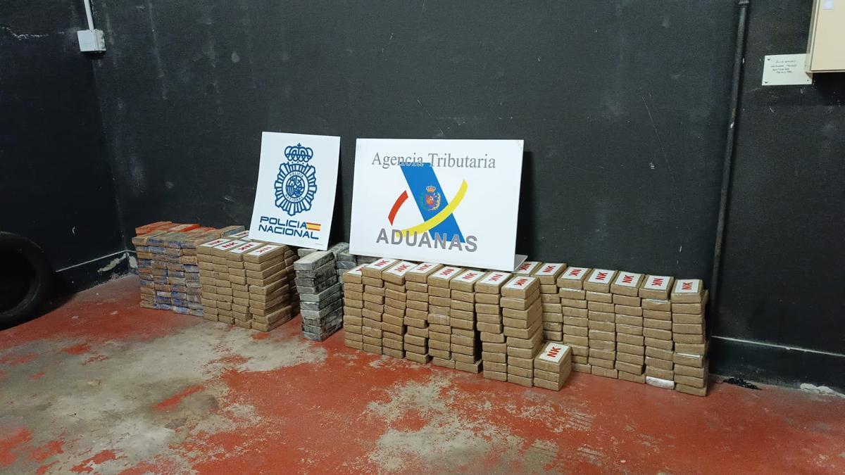 Interceptados en el puerto de Vigo 500 kilos de cocaína ocultos en el interior de un contenedor