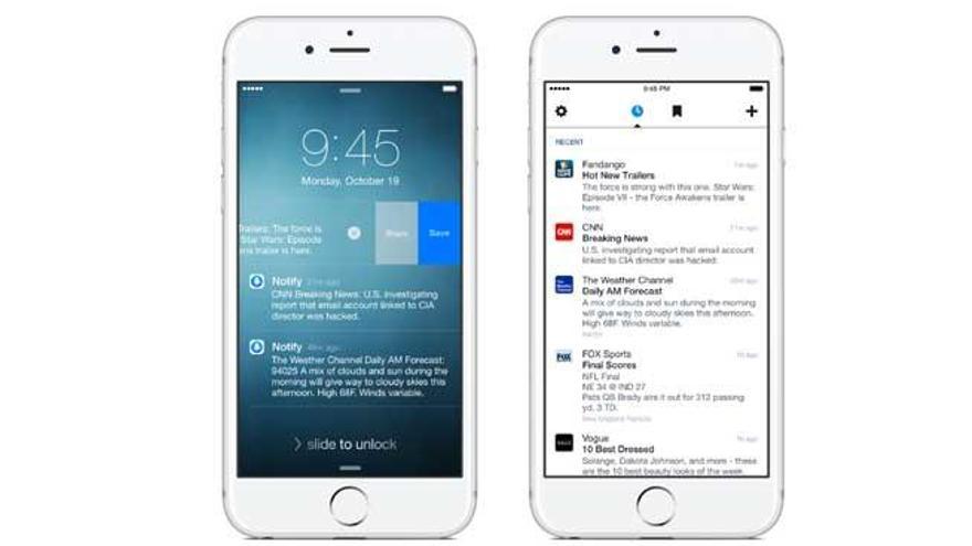 Facebook lanza Notify