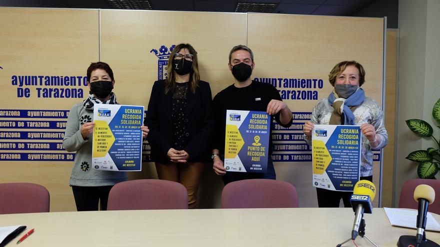 Tarazona presenta la campaña “Ucrania recogida solidaria”