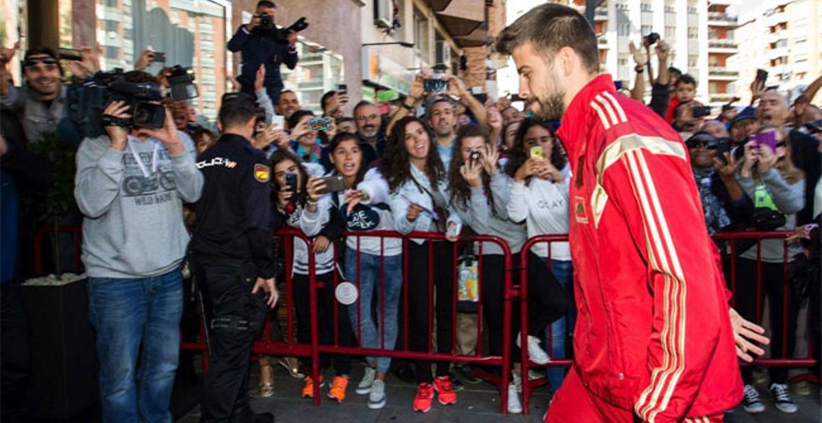 Gerard Piqué provoca división de opiniones en Logroño