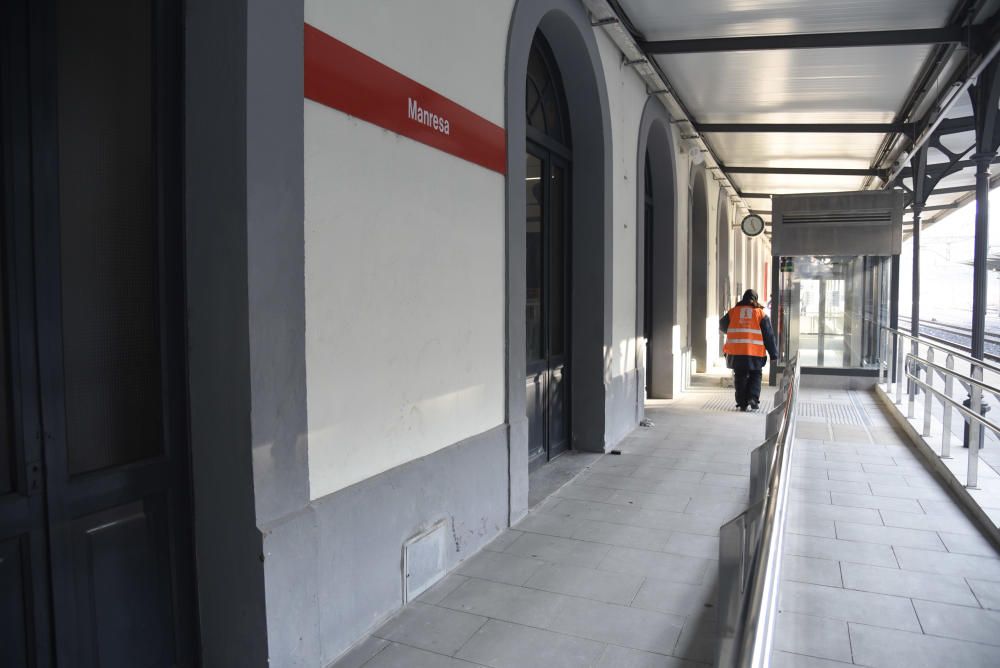 La nova estació de la Renfe de Manresa