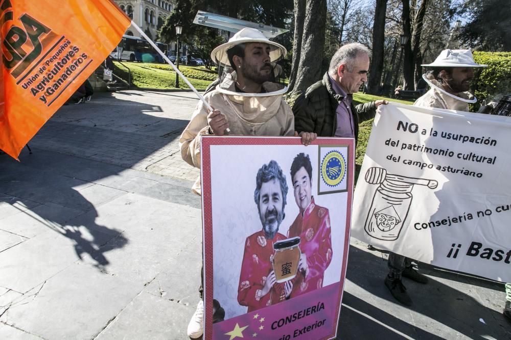 El campo asturiano llena Oviedo con su clamor de cencerros