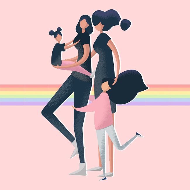 La realidad de ocho familias formadas por dos madres