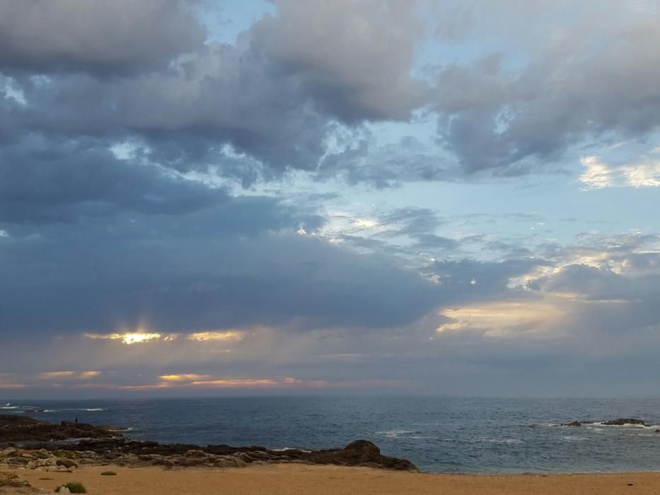 El sol se va a descansar en las Rías Baixas