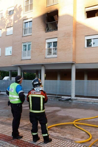 Incendio en una vivienda en Pinilla (Zamora)