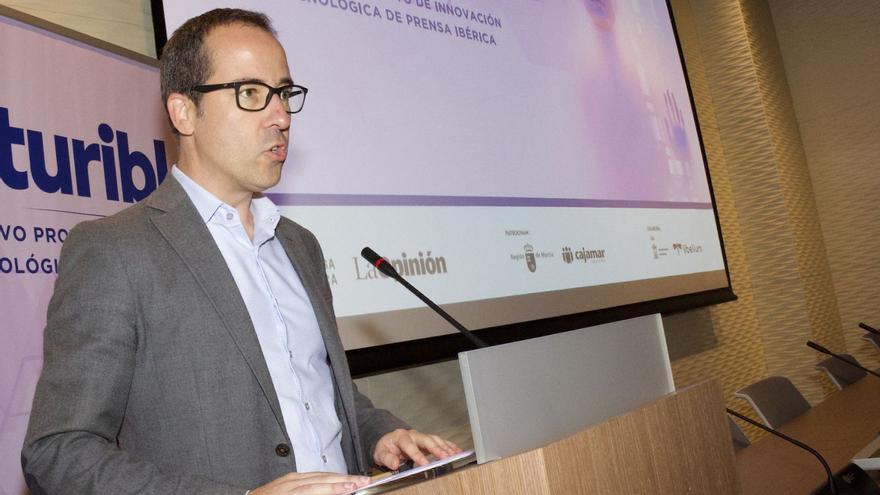 Javier Martínez Gilabert, director general de Transformación Digital de la Región de Murcia. | JUAN CARLOS CAVAL