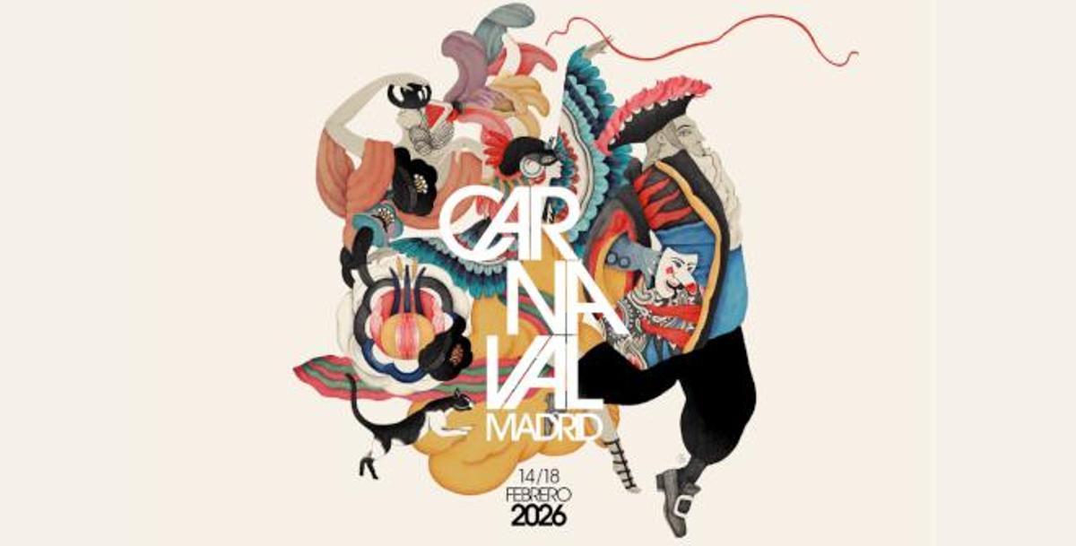 El cartel del Carnaval 2026 de Madrid.