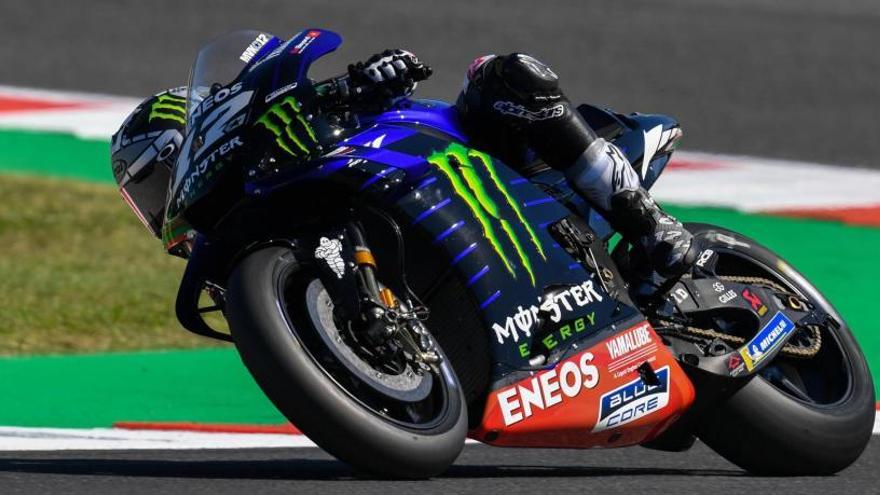 Maverick Viñales, el mejor en los libres.