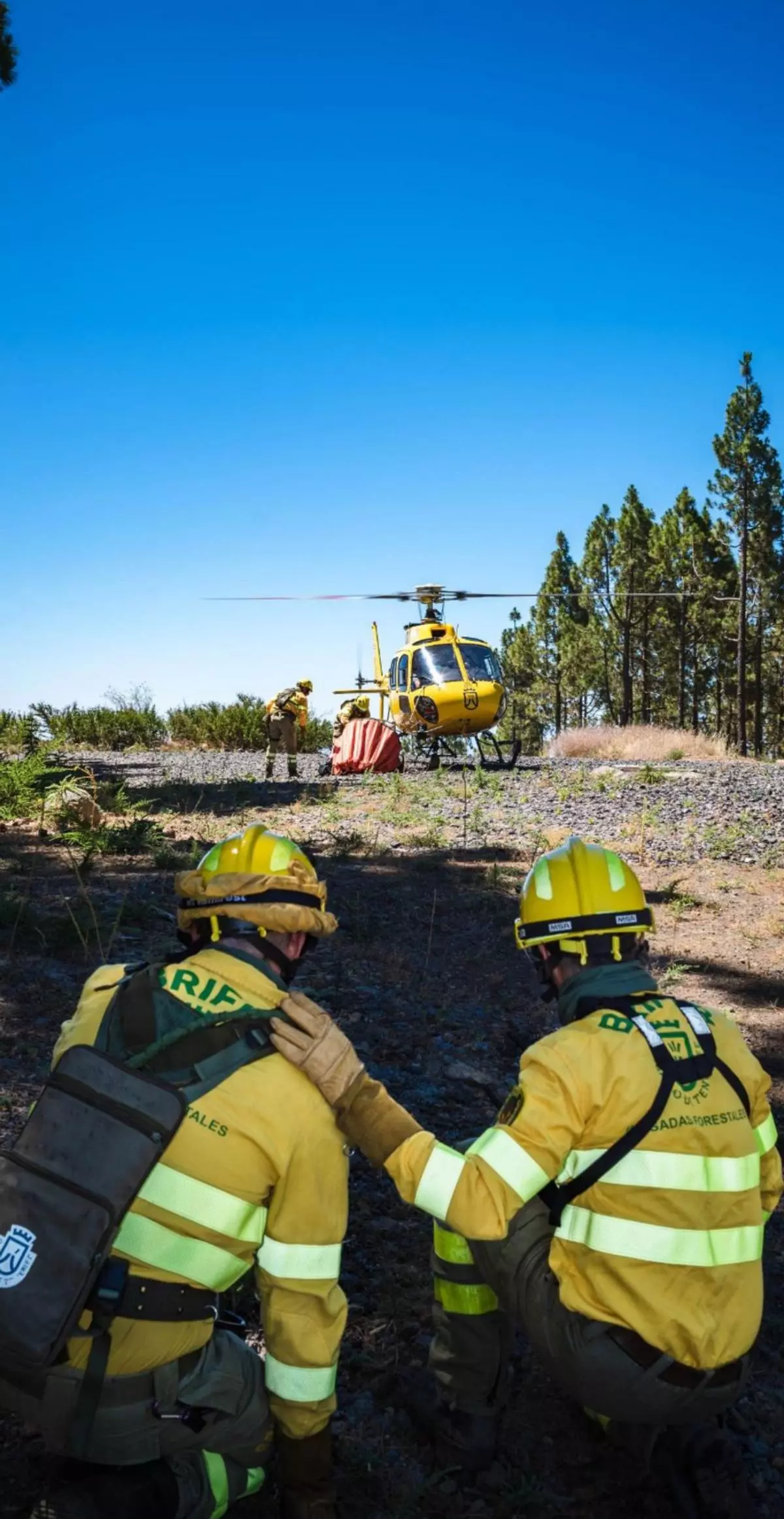 Tenerife solicita helicópteros de gran capacidad para la lucha contra el fuego