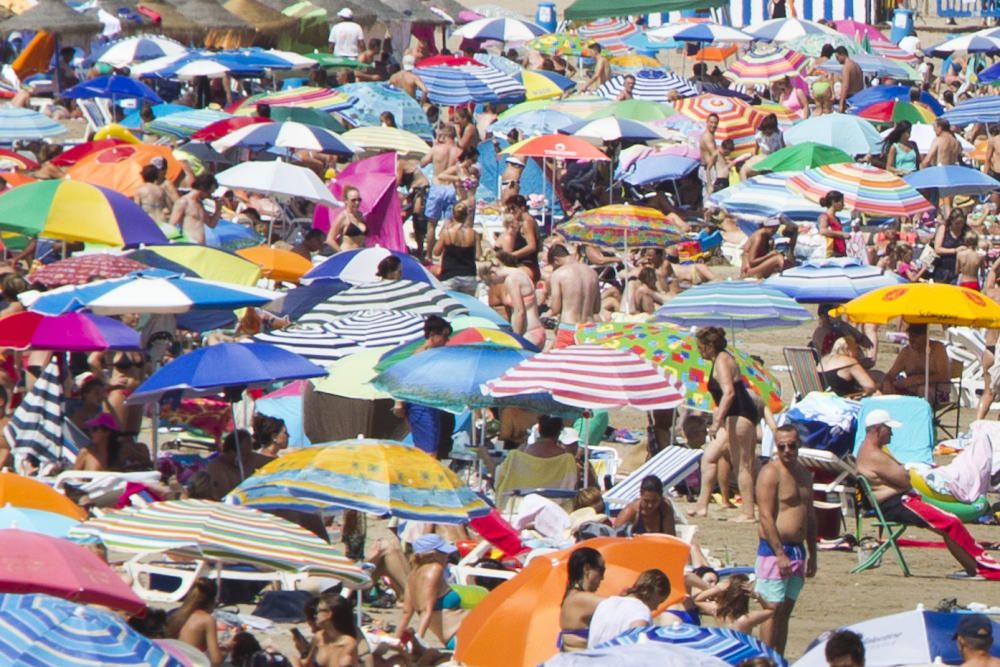 Finde de fuerte calor en Valencia