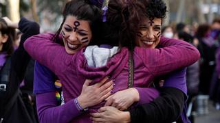 Las mujeres vuelven a salir a las calles de Madrid para exigir igualdad, aunque divididas