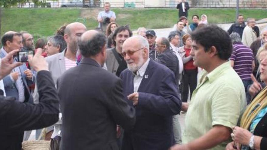 Ángel Bariego, en el homenaje de San José Obrero en 2013.