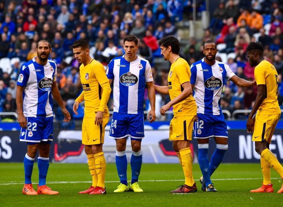 El Dépor cae en el descuento ante el Atlético