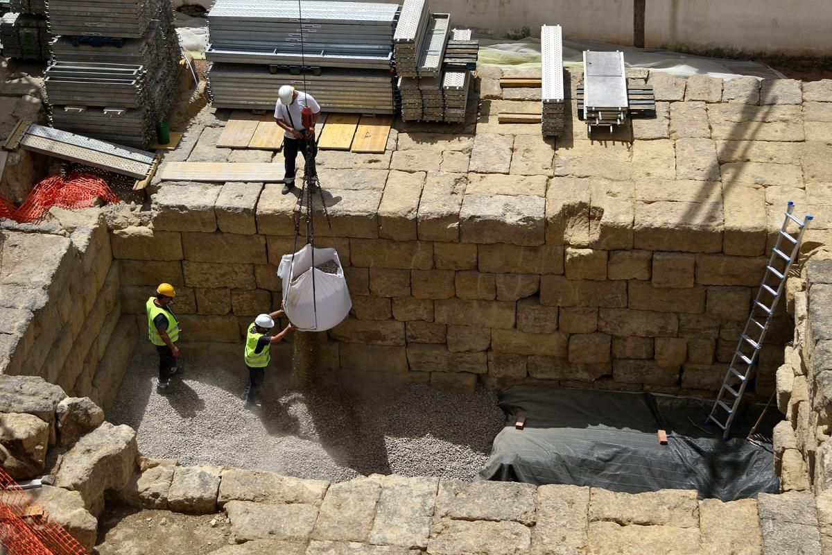 Fotogalería / Las obras del Templo Romano, al 85%