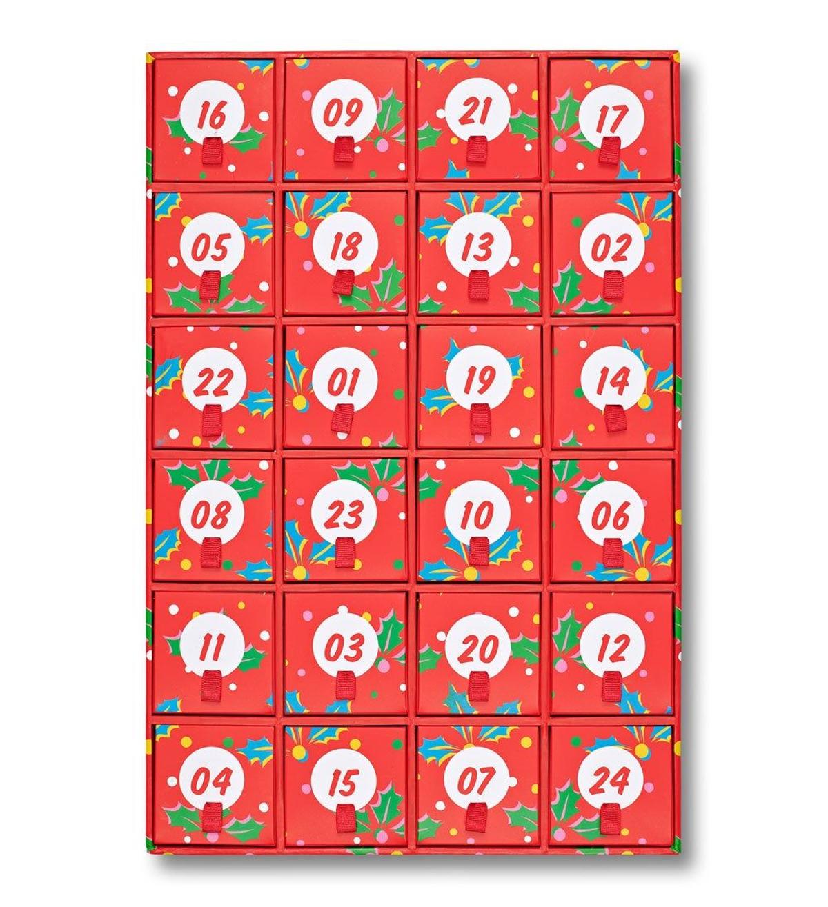 Calendario de adviento Happy socks. Precio (199,95 euros)