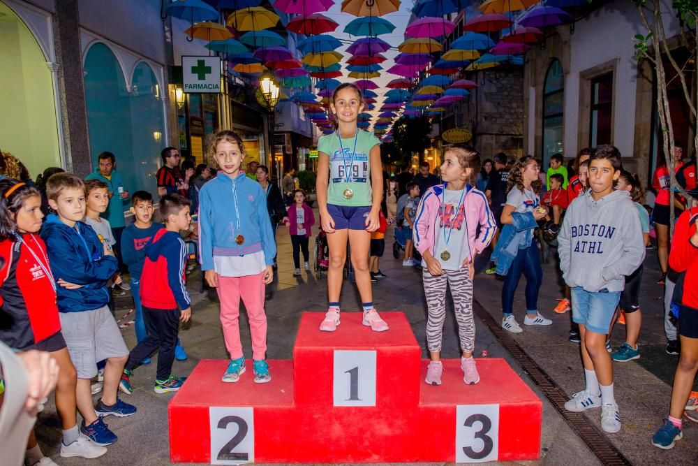 La carrera solidaria nocturna de la fiesta de As Dores 2019.