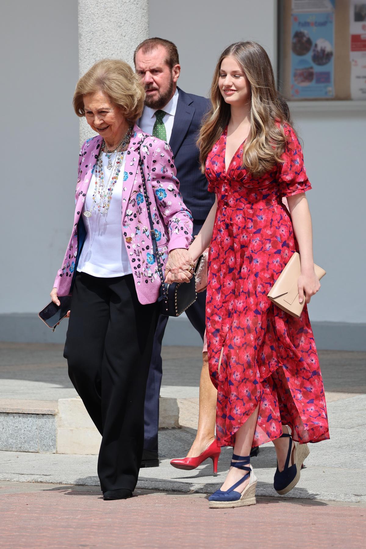 La infanta Sofía recibe la confirmación