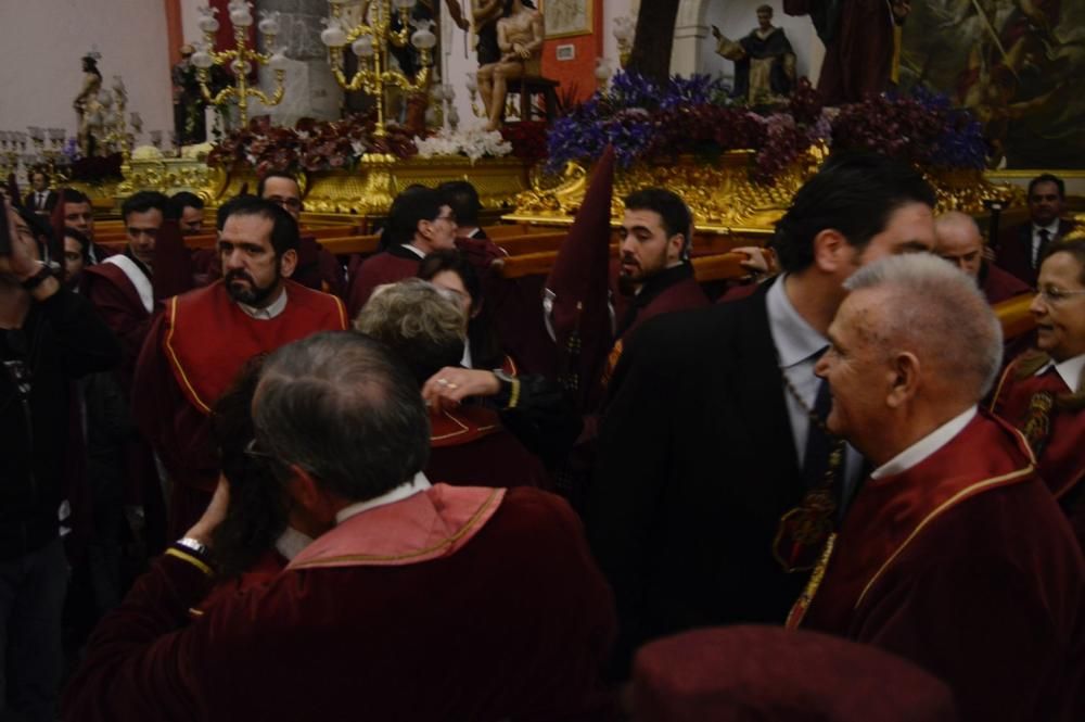 La procesión del Perdón se queda en San Antolín