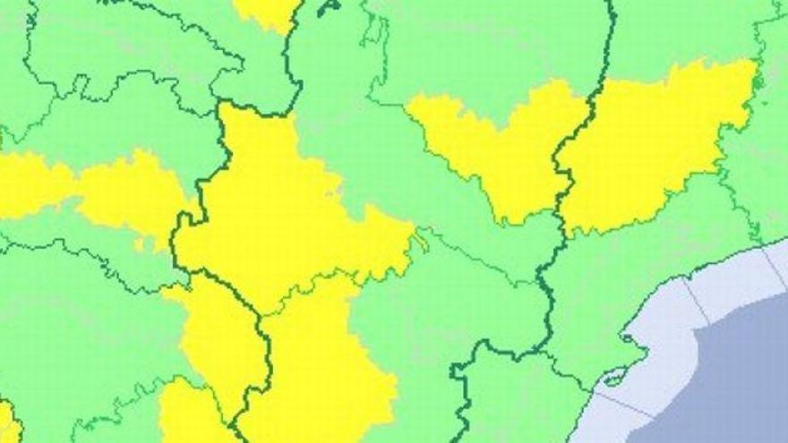 Temperaturas mínimas en progresivo descenso en Aragón