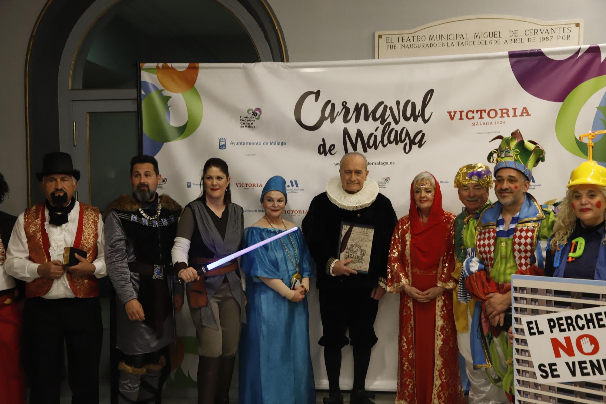 Photocall de la final de COAC del Carnaval de Málaga