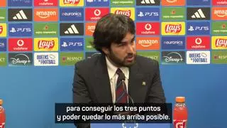 Pere Romeu, ilusionado con la Champions: “Si tengo una carta guardada, no lo diré”