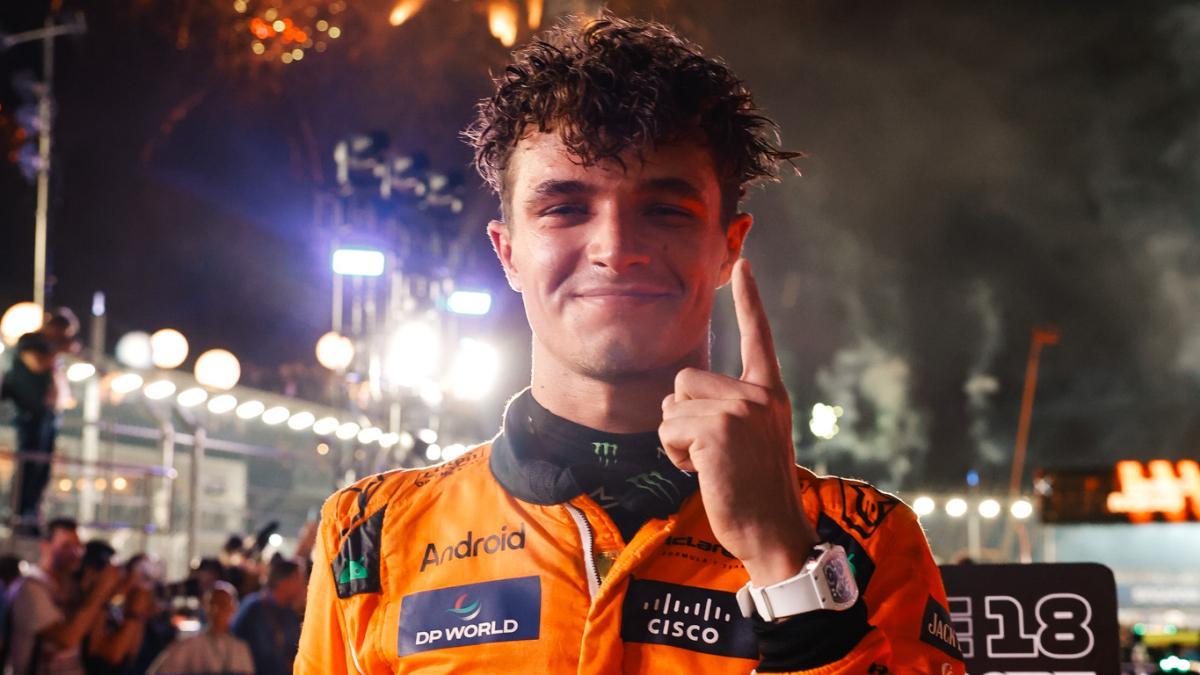 Lando Norris, tras su aplastante victoria en Singapur