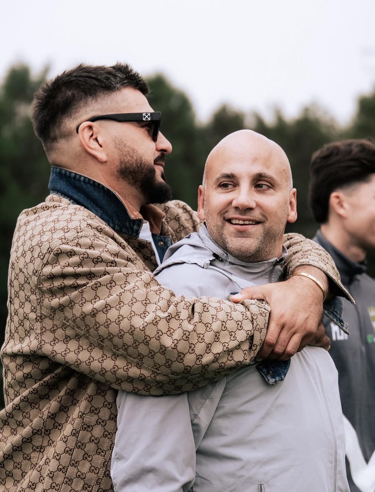 Javi Rozada, con Yevgeny Savin