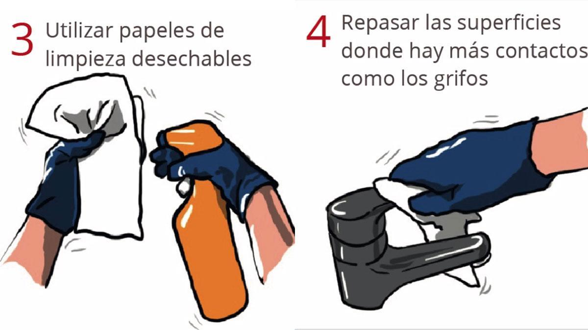 Así debes limpiar la casa durante el confinamiento por el coronavirus.