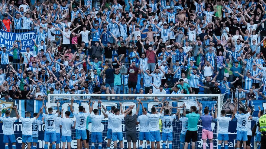 El play off, gratis para todos los abonados del Málaga CF