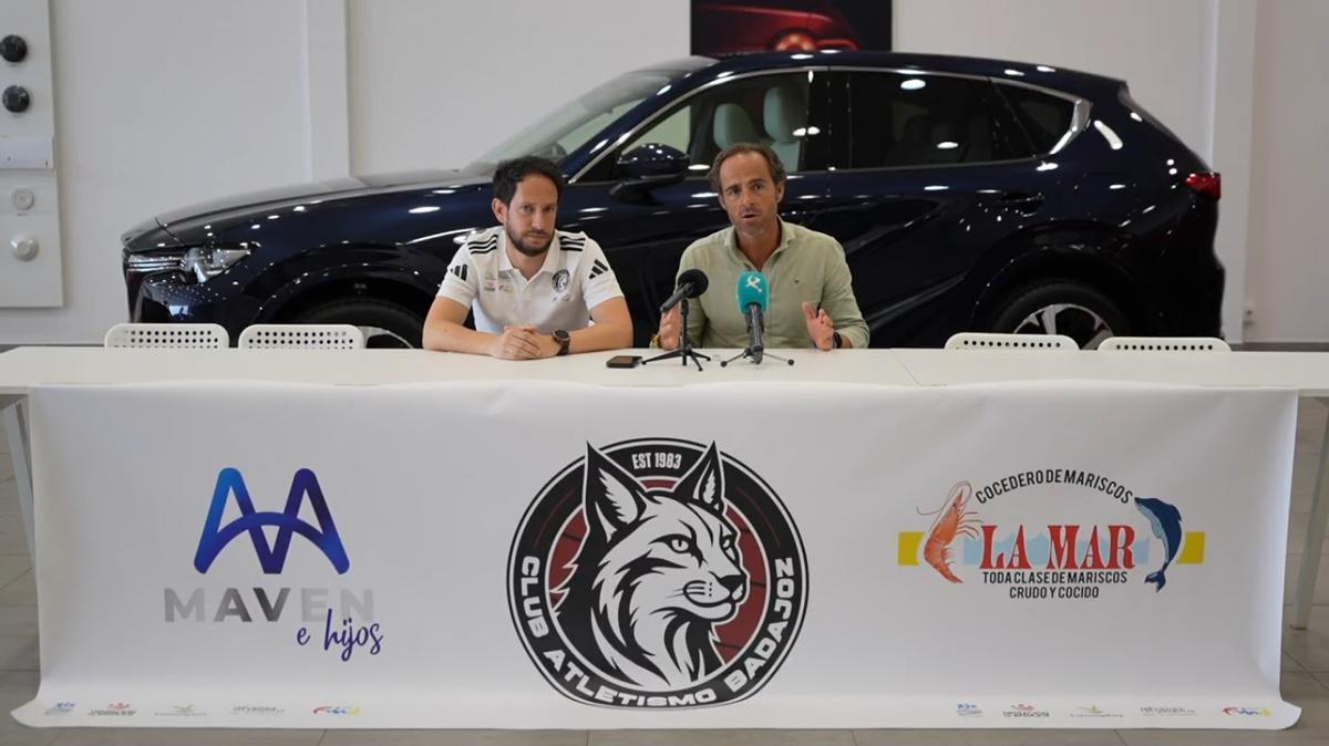 Luis Carretero y Juan Parejo durante la presentación de la jornada.