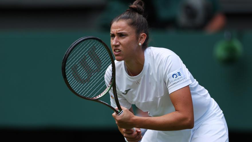 Sara Sorribes está en cuartos de final de Wimbledon en el cuadro de dobles.