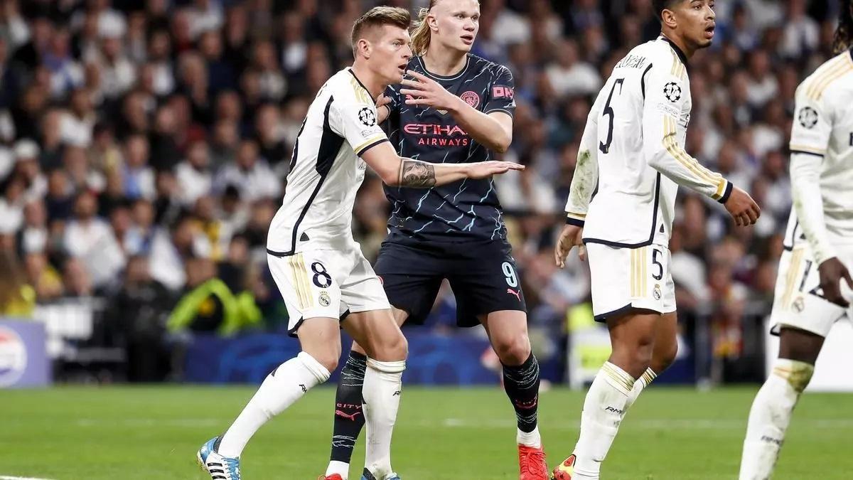 El futbolista noruego, en un partido.