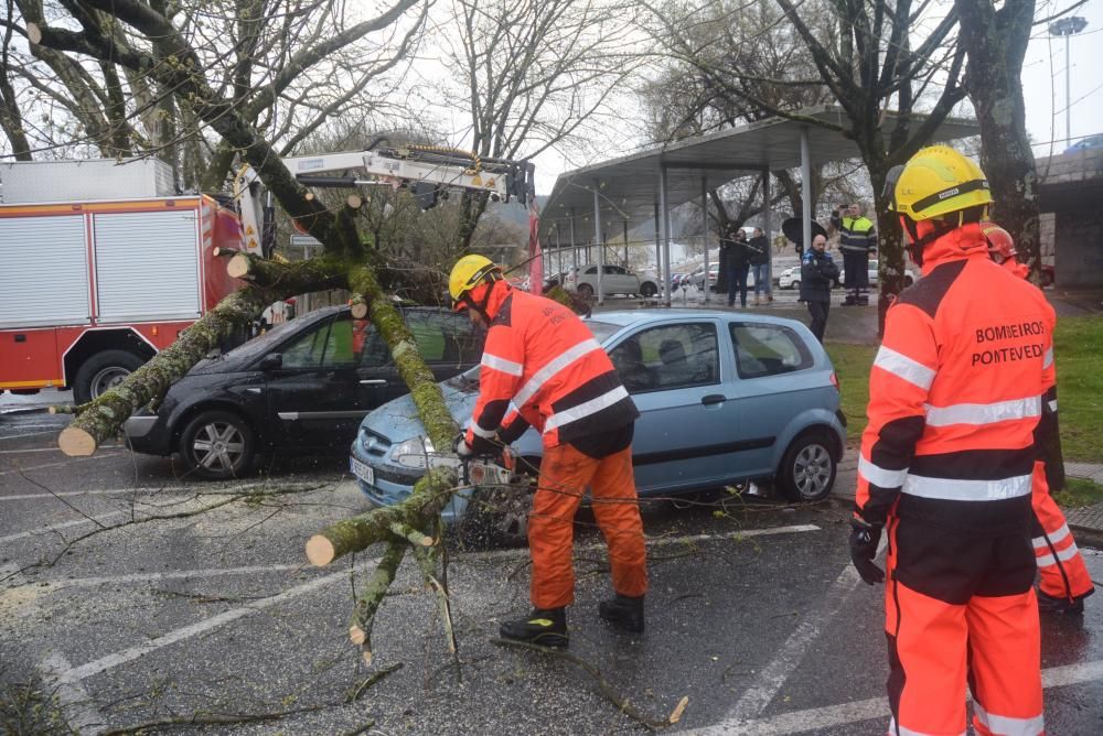 El viento ha alcanzado en Vimianzo los 138,6 kilómetros por hora y los 129,5 en Carnota. Las lluvias han dejado 54,2 litros por metro cuadrado en Santa Comba y 52,2 en Coristanco.