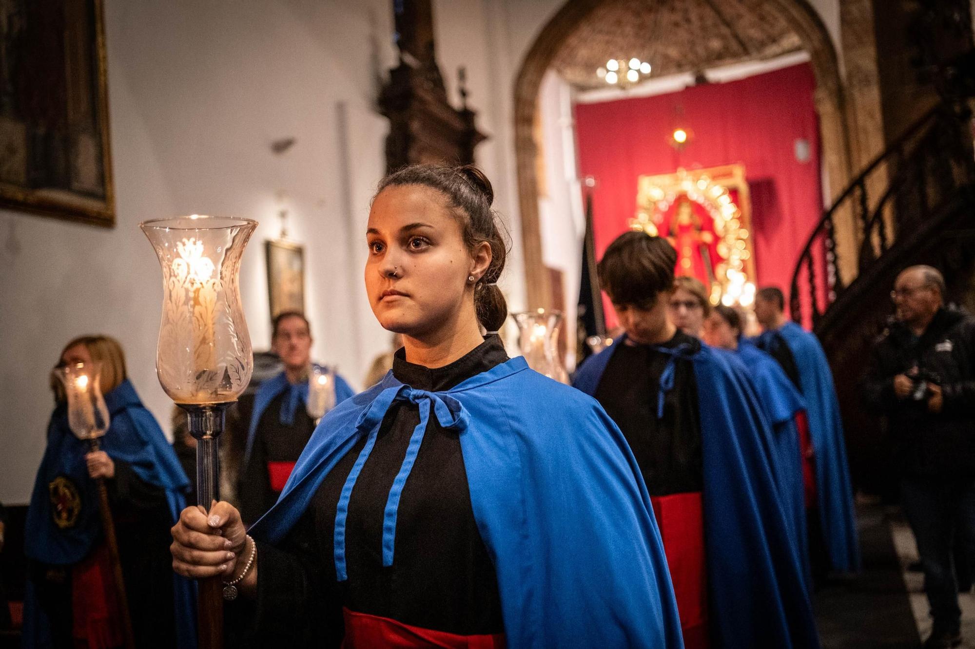 Procesión de la Dolorosa de la parroquia de La Concepción de La Laguna