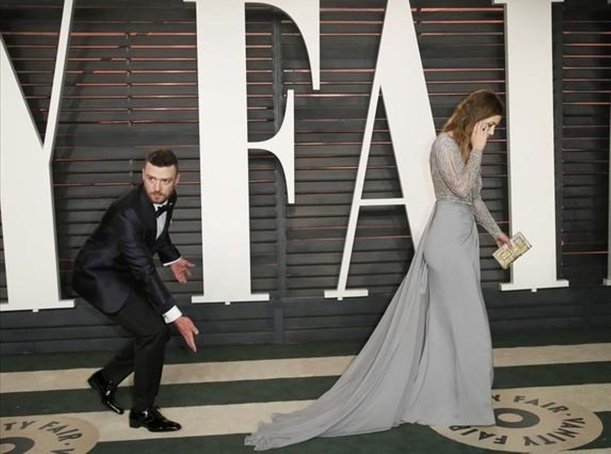 Justin Timberlake  y Jessica Biel 