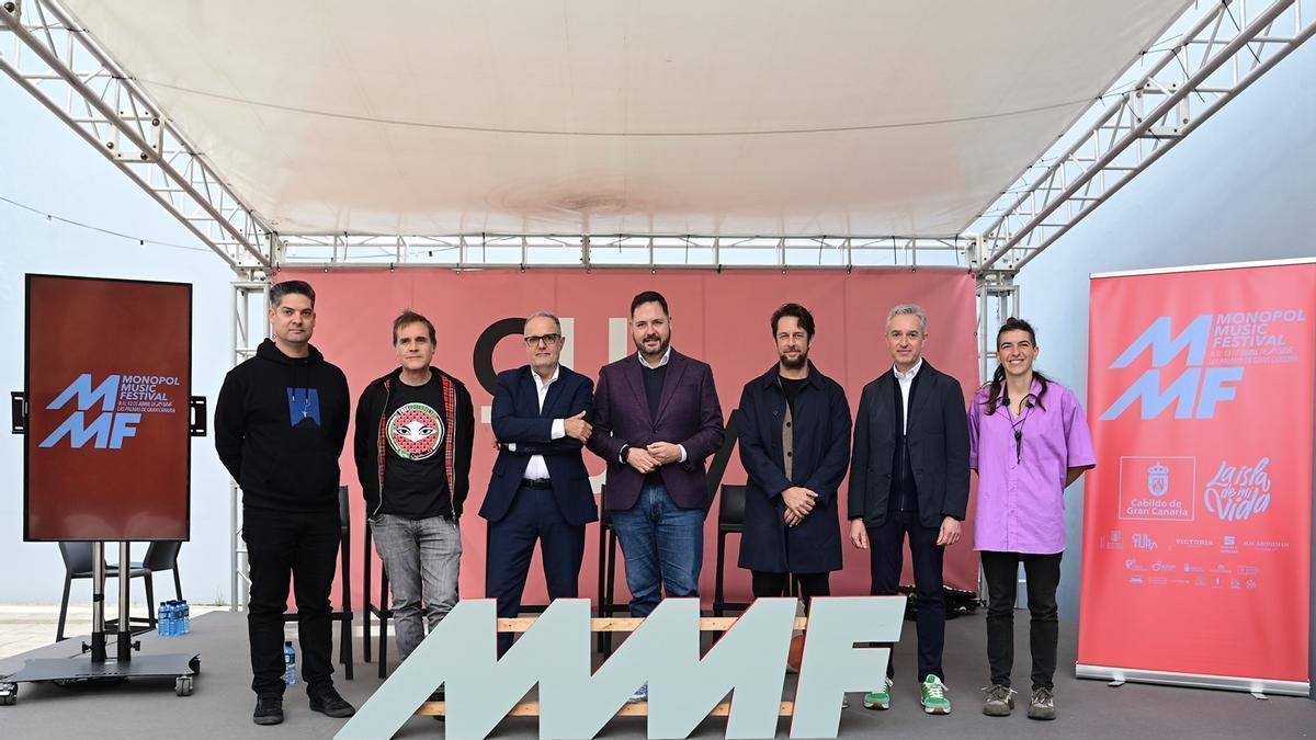 La saxofonista Alba Gil Aceytuno, en la presentación del Monopol Music Festival 2026