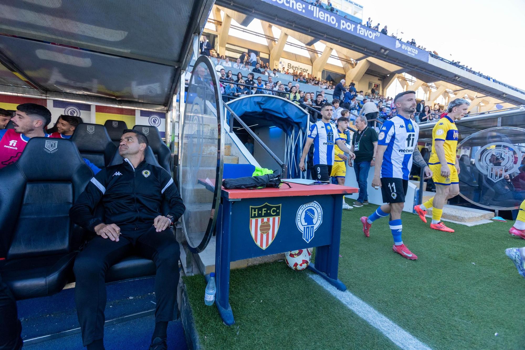 El Hércules derrota al Alcorón con dos goles en la segunda parte