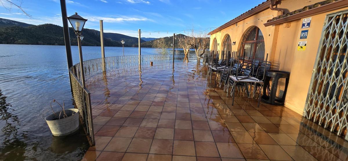 El pantà de Darnius-Boadella, aquest dilluns