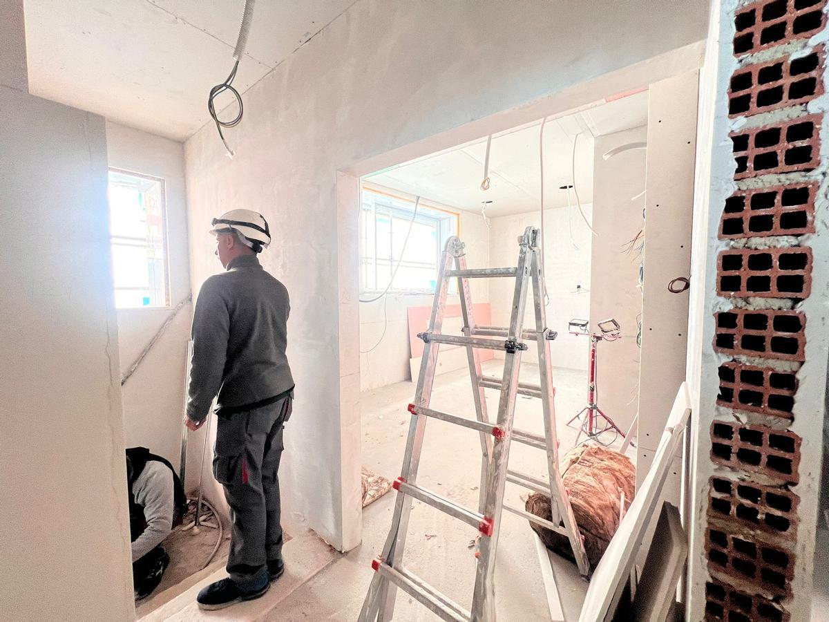 Así avanza la obra de "Los polesinos", futura escuela de 0 a 3 de La Pola