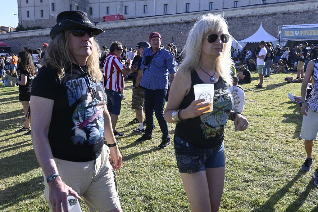 Ambiente de la segunda jornada del Rock Imperium Festival en Cartagena