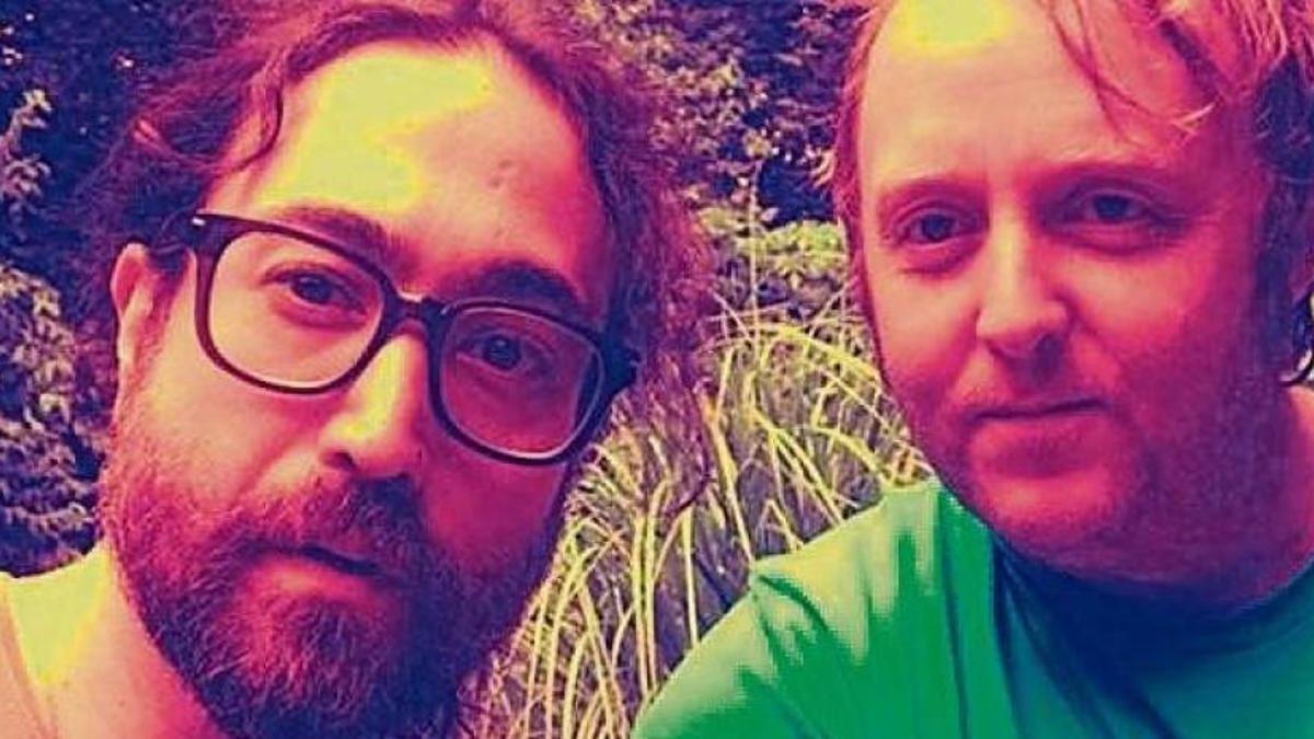 Sean Lennon y James McCarthy, en una foto compartida en Instagram.